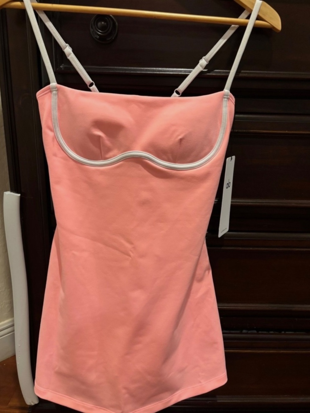 Alo Streamlined Dress Neon Bubblegum XS NWT - Picture 2 of 5